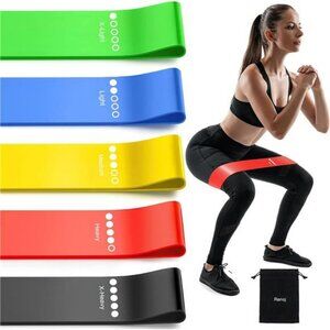 Workout Resistance Bands Set for Women Pilates Yoga Booty Legs Strength